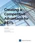 Creating a Competitive Advantage for REITs