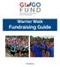 Warrior Walk. Fundraising Guide.