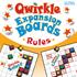 Important note: The Qwirkle Expansion Boards are for use with your existing Qwirkle game. Qwirkle tiles and drawstring bag are sold seperately.