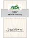 2017 VBCOA Directory. A professional organization of code administrators and inspectors. Virginia Building and Code Officials Association