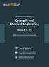 Catalysis and Chemical Engineering