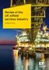 Review of the UK oilfield services industry. January 2016