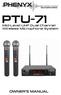 Mid-Level UHF Dual Channel Wireless Microphone System