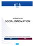 RESEARCH ON SOCIAL INNOVATION