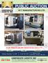 PUBLIC AUCTION WIT MANUFACTURING LTD. HIGH PRECISION CNC MACHINING FACILITY SHORT NOTICE SALE! 171 Webster Road Kitchener, Ontario, N2C 2E7