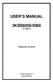 USER S MANUAL. 3KSS6050/ nd Edition