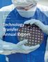 Technology Transfer Annual Report