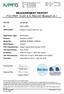 MEASUREMENT REPORT FCC PART & IC RSS-247 Bluetooth v4.1