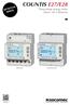 COUNTIS E27/E28 Three-phase energy meter Direct - 80 A Ethernet