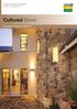 Build something great. Cultured Stone WELCOME TO THE NEW STONE AGE