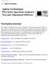 Agilent Technologies PSA Series Spectrum Analyzers Test and Adjustment Software