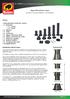 BC-SERIES Screw-Jack Pedestal for Creative Design. Specifications text. Menu.  Page 1/7