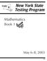 Mathematics Book 1 May 6 8,