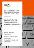 DATA COLLECTION AND SOCIAL MEDIA INNOVATION OR CHALLENGE FOR HUMANITARIAN AID? EVENT REPORT. 15 May :00-21:00