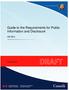 Guide to the Requirements for Public Information and Disclosure GD-99.3