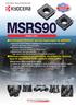 MSRS90. Hi efficiency Notched and No-hand insert for MSRS90