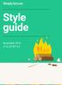 Style guide. November 2015 v1.0; CC BY 4.0.