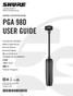 PGA 98D USER GUIDE WIRED MICROPHONE