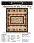 Pattern Information QUILT 1. Featuring fabrics from the Memories of the Civil War collection by Jodi Barrows for
