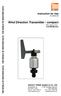 Wind Direction Transmitter - compact - GMR, analogue output xxx