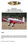Ryan STA Sport Scale Model Aircraft Assembly and Instruction Manual