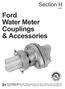 Ford Water Meter Couplings & Accessories