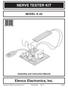 NERVE TESTER KIT MODEL K-20. Assembly and Instruction Manual. Elenco Electronics, Inc.