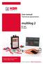 User manual Technical parameters. multilog 2. Light Expert. Network analyzer for low, medium and high voltage networks