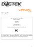«FCC» DECLARATION OF CONFORMITY FCC rules PART 15. NUM AXES declares that. the training collar DOGTEK CANICOM 400