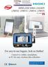For easy-to-use loggers, look no further! WIRELESS MINI LOGGER LR8512, LR8513, LR8514, LR8515