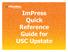 ImPress Quick Reference Guide for