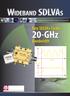 Analog & Mixed-Signal ICs, Modules, Subsystems & Instrumentation. Tiny SDLVAs Tackle. 20-GHz. Bandwidth