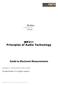 MP211 Principles of Audio Technology
