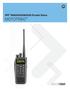 XPR 6500/6550/6300/6350 Portable Radios MOTOTRBO