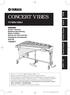 CONCERT VIBES YV1605/1605J. Owner s Manual Bedienungsanleitung Mode d emploi Manual de instrucciones. English. Français / Deutsch.