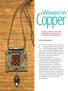 Copper Copper windows showcase beautifully woven bands in a simple but stylish pendant