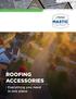 ROOFING ACCESSORIES. Everything you need in one place