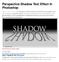 Perspective Shadow Text Effect In Photoshop