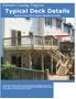 Pulaski County, Virginia Typical Deck Details Based on the 2012 Virginia Residential Code