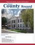 County. Record. There she stands, proud in all her glory. Missouri. Summer Inside This Issue. Mercer County Courthouse, Princeton, Mo.