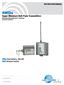 SMDa. Super Miniature Belt-Pack Transmitters With Digital Hybrid Wireless Technology US Patent 7,225,135 INSTRUCTION MANUAL