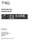 TMA44 Audio Panel Installation Manual