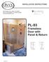 PL-93. Frameless Door with Panel & Return. 202 Anderson Ave., Belvue, KS Phone: Fax: