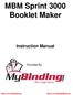 MBM Sprint 3000 Booklet Maker
