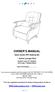 OWNER S MANUAL. Sears Austin 4PC Seating Set. * Action Lounge Chair. Product Code: D71 M UPC Code: Date of Purchase: / /
