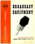 BROADCAST FM TELEVISION AM EQUIPMENT AMERICA RADIO CORPORATION OF. ENGINEERING PRODUCTS DEPARTMENT, Camden, N. J., U. S. A.