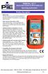 PIECAL 311 Automated Universal RTD Calibrator Operating Instructions. Product Description