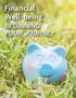 Financial Well-being BEGINNING YOUR JOURNEY
