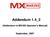 Addendum 1.4_2. (Addendum to MX420 Operator s Manual)