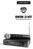 Owner s Manual DKW-3 HT. Wireless VHF Microphone System